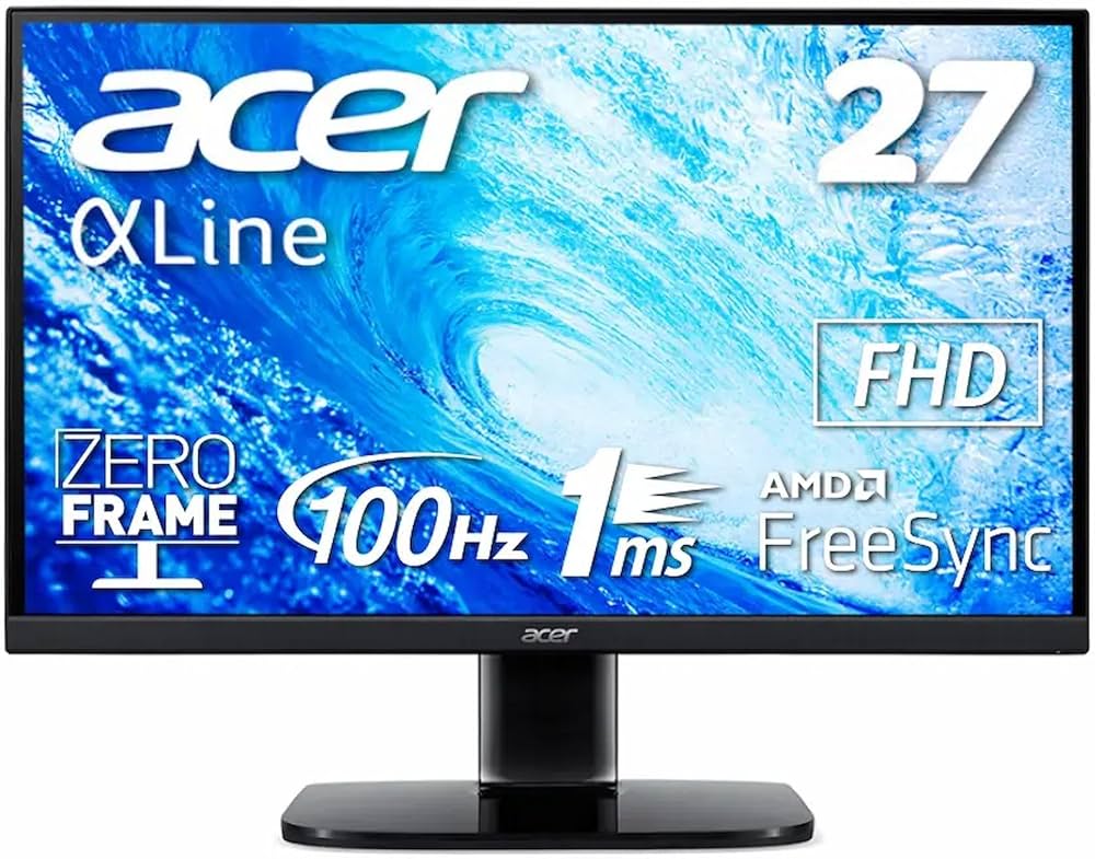 Amazon.co.jp: Acer スタンダードモニター 27インチ フルHD VA 100Hz