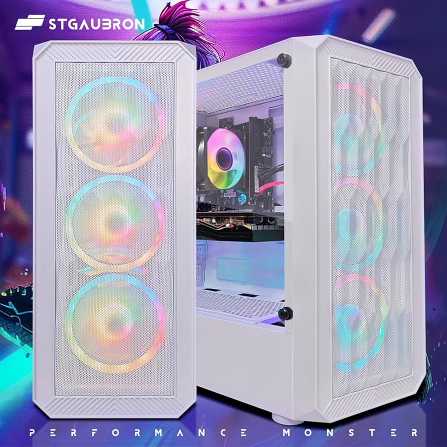 Amazon.com: STGAubron Gaming PC Computer Desktop, AMD Ryzen 5 2600