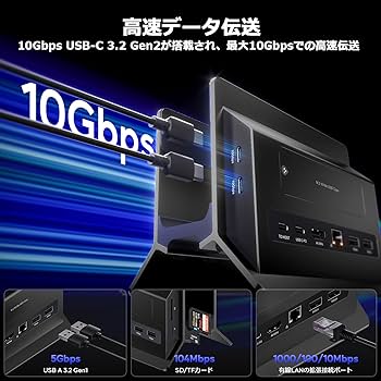 Amazon.co.jp: PULWTOP 11 in 1 USB C ドッキングステーション Macbook