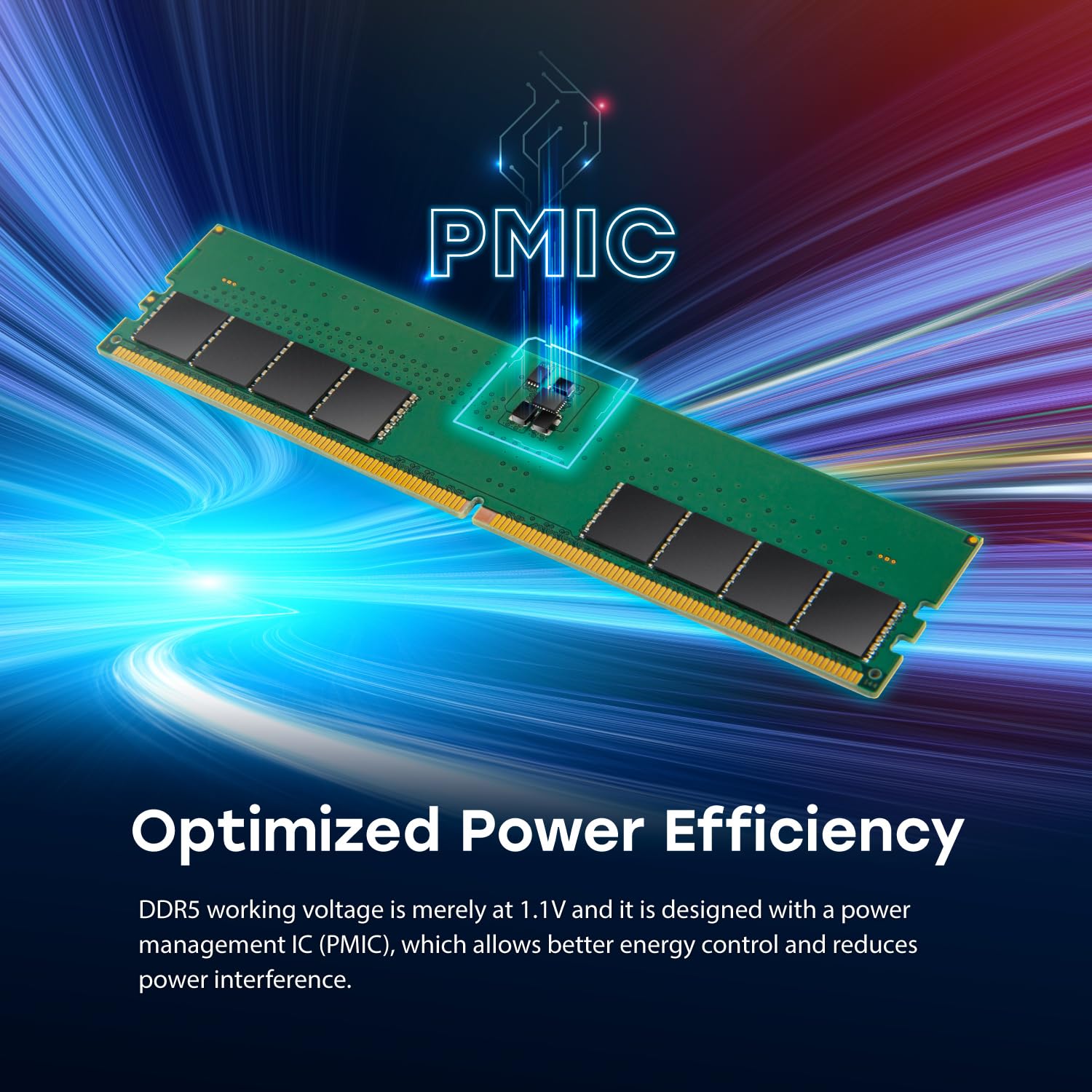 Transcend 16GB DDR5 5600MHz (or 5200MHz or 4800MHz) UDIMM Desktop