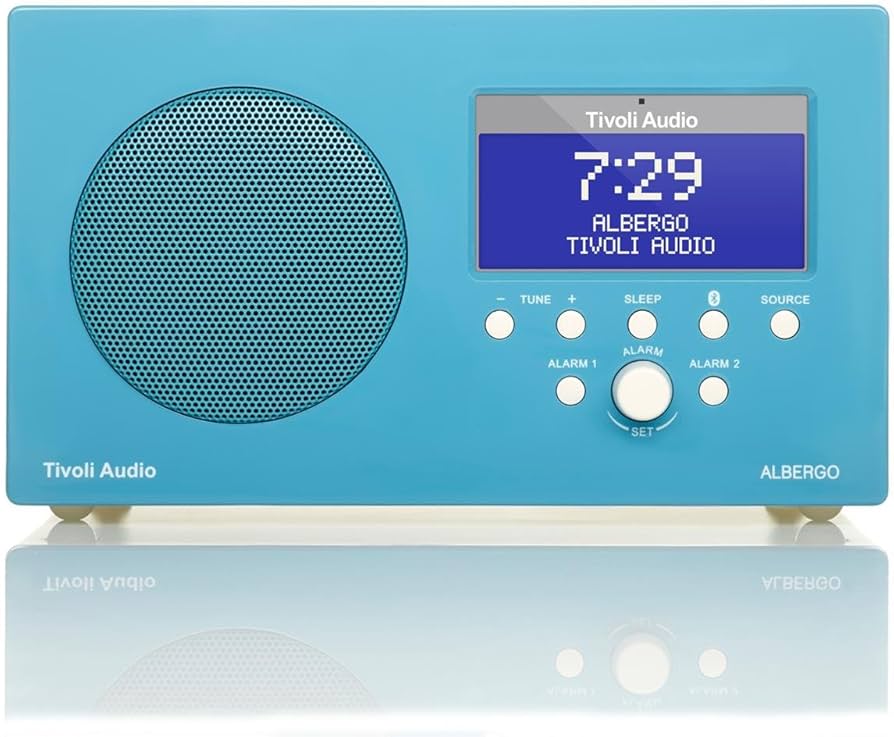 Amazon.com: Tivoli Audio Albergo Bluetooth Clock Radio (Gloss Blue