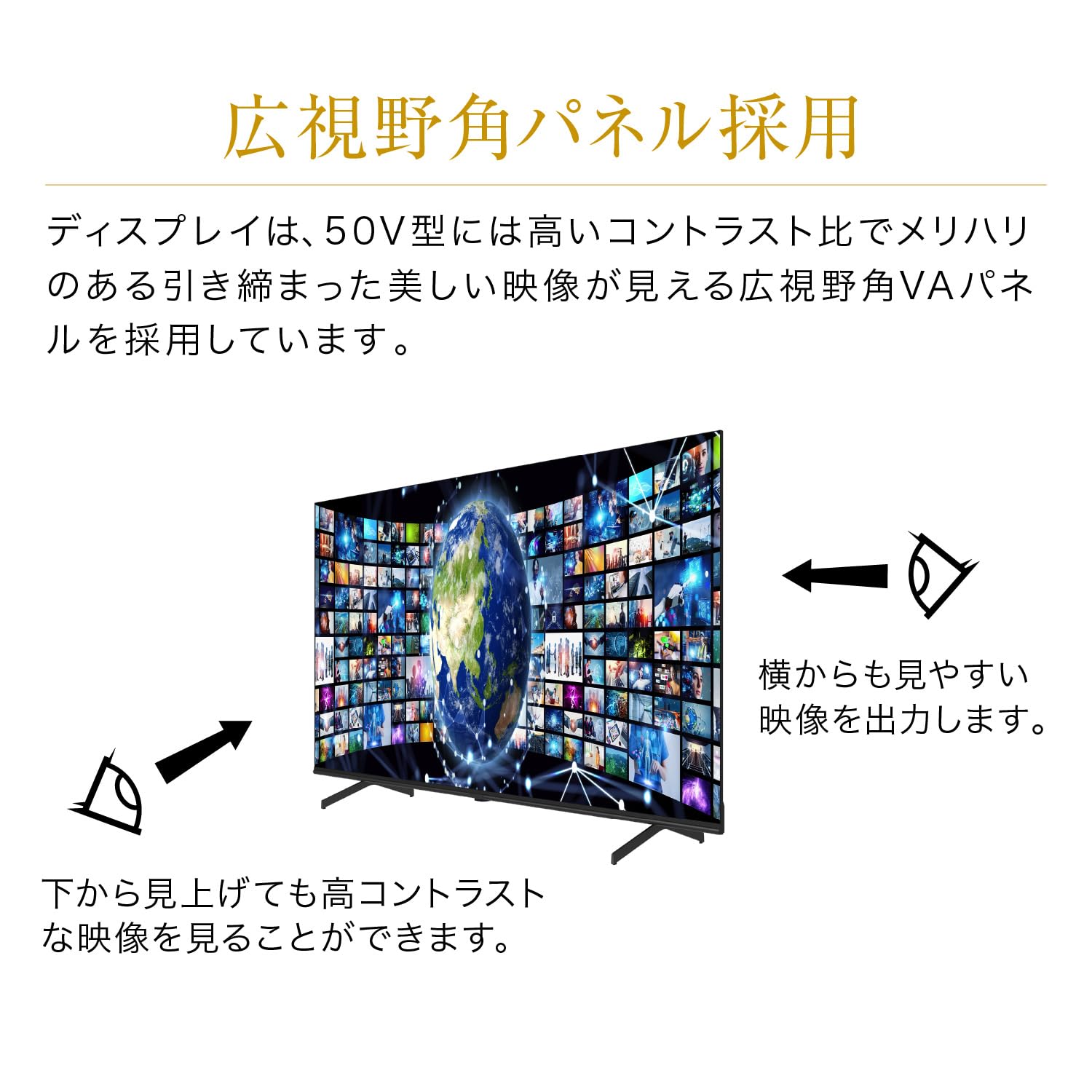 Amazon.co.jp: グリーンハウス(Green House) 50インチ スマートテレビ