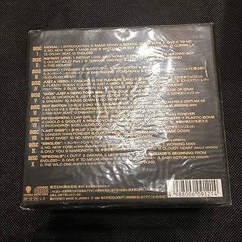 Amazon.co.jp: BOOWY COMPLETE 10枚組CD 黒バージョン 黒BOX BOOWY