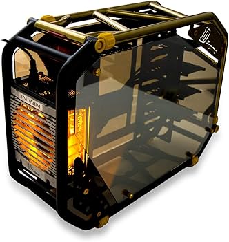 Amazon.co.jp: IN WIN D-Frame 2.0 BK/GO ゴールド/ブラック