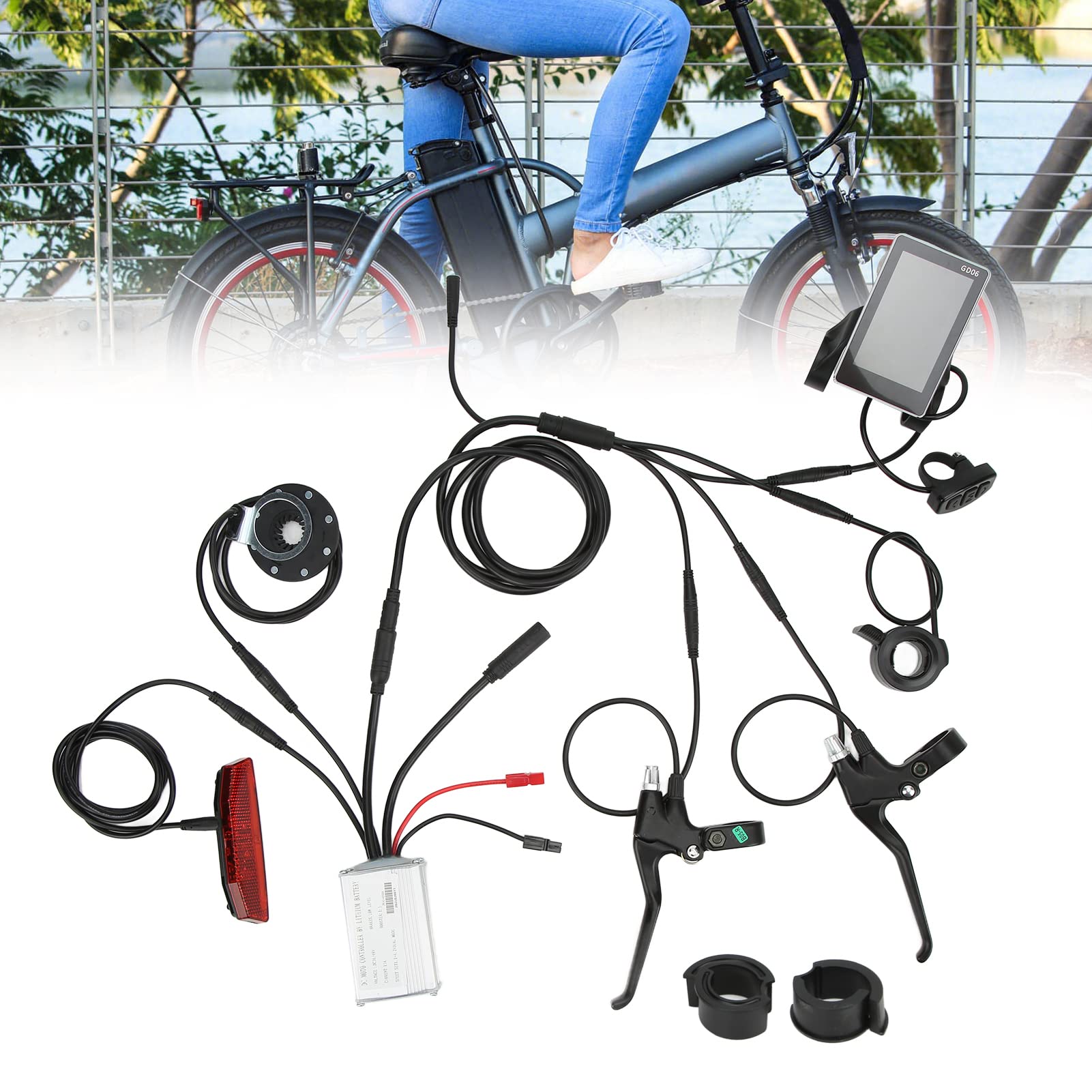 Amazon | 自転車ブラシレスコントローラーキット、36V / 48V | HELV