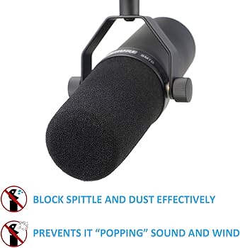 Amazon | YOUSHARES SM7B ポップフィルター Shure SM7B マイク SM7B