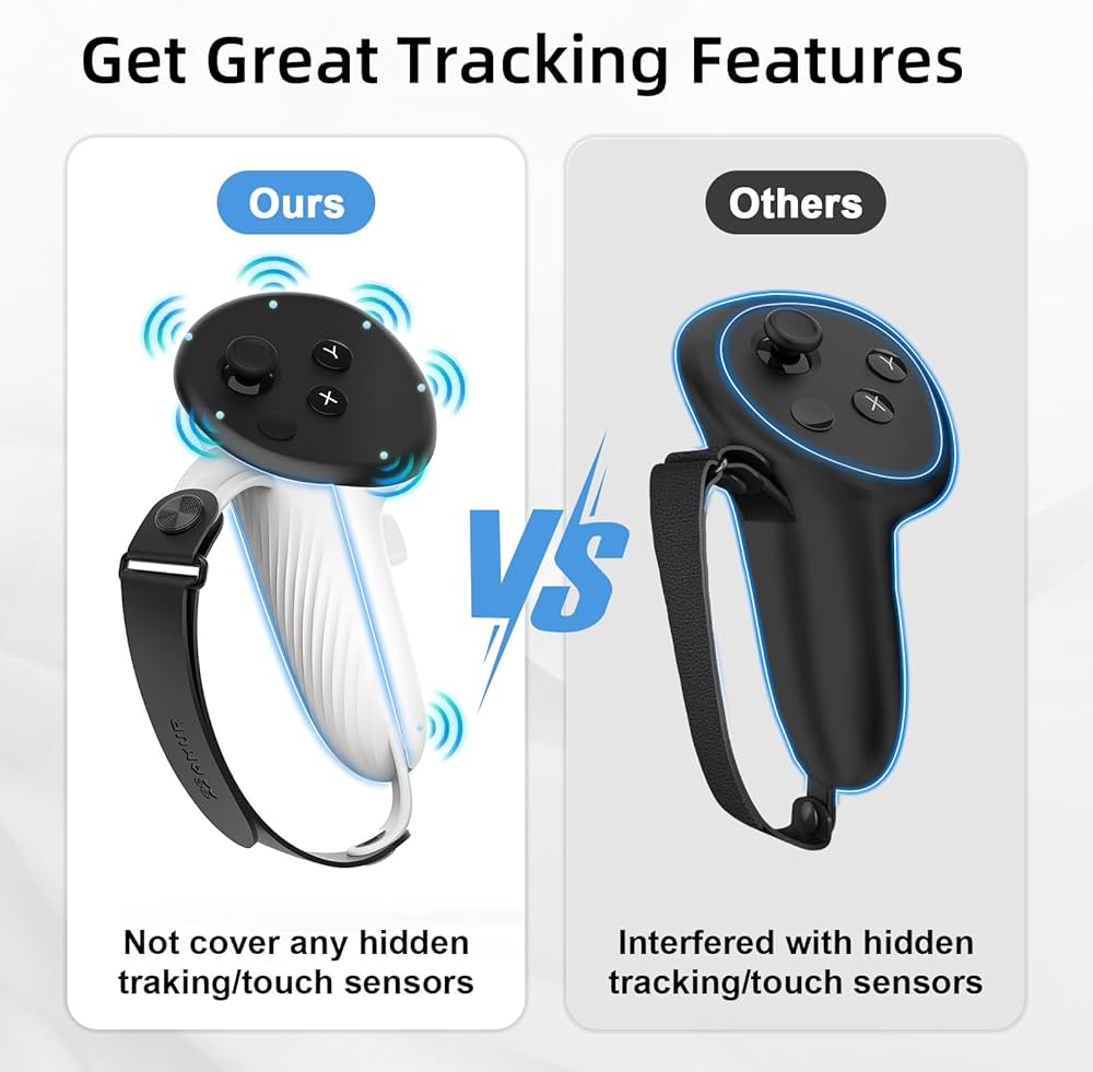 Amazon.co.jp: AMVR Quest 3S/Quest 3に対応 グリップ 取り付け簡単