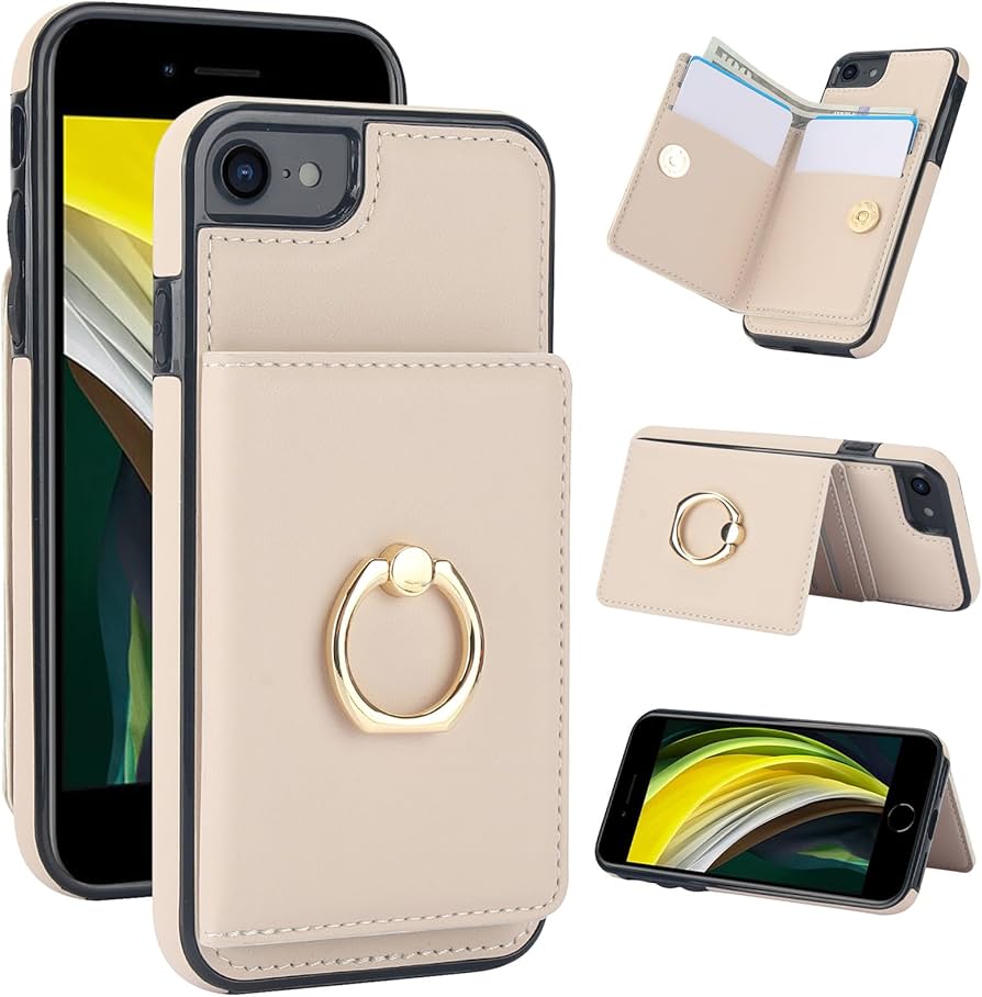 Amazon.co.jp: Naaivoky iPhone SE3/SE2/8/7 に適合する 手帳型ケース