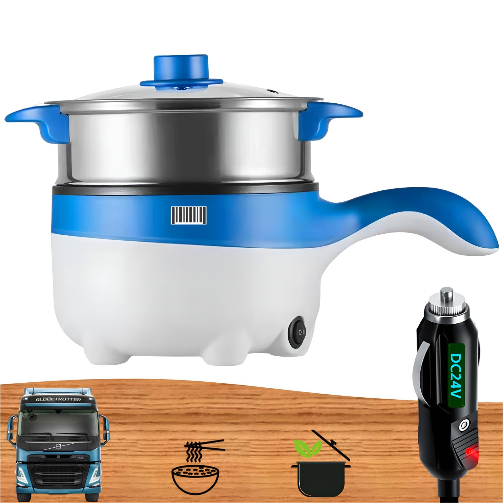 Amazon | Tuklye トラック用 炊飯器 電気ポット 蒸し器 フライパン 鍋