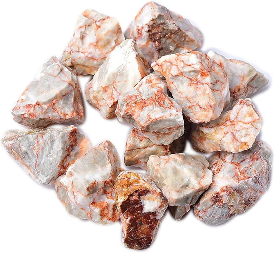 Amazon.co.jp: SUKIMIND 400gセット レッド グリッド ストーン 原石