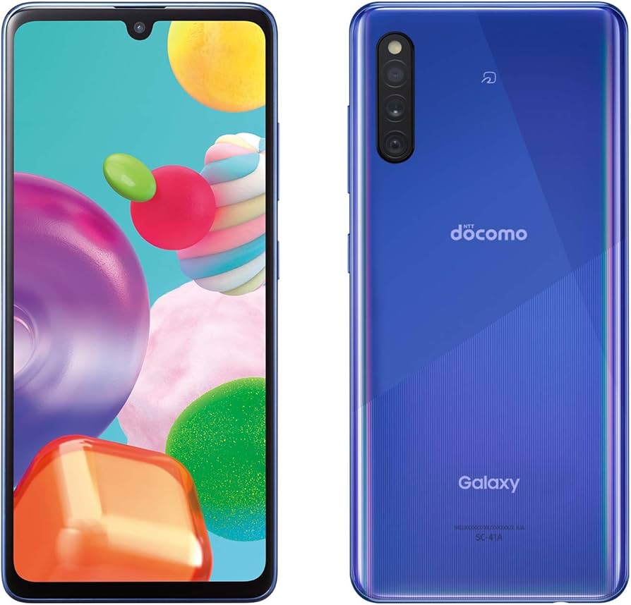 Amazon | 【整備済み品】 SIMフリー Galaxy A41 SC-41A ブルー docomo