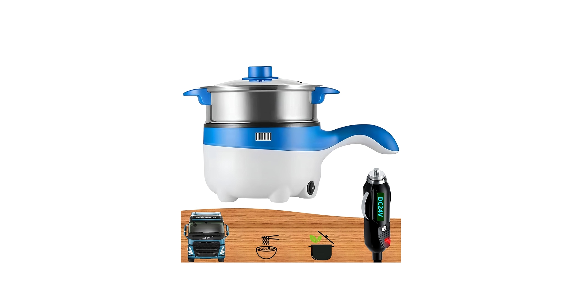 Amazon | Tuklye トラック用 炊飯器 電気ポット 蒸し器 フライパン 鍋