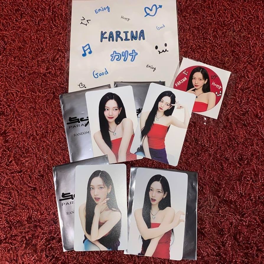 Amazon.co.jp: aespa SYNK PARALLEL LINE ガチャ トレカ カリナ : おもちゃ