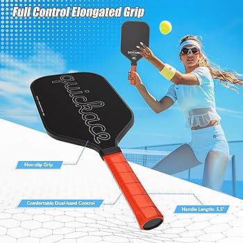 Amazon | QUICKACE 16mm T700 カーボンファイバーピックルボールパドル