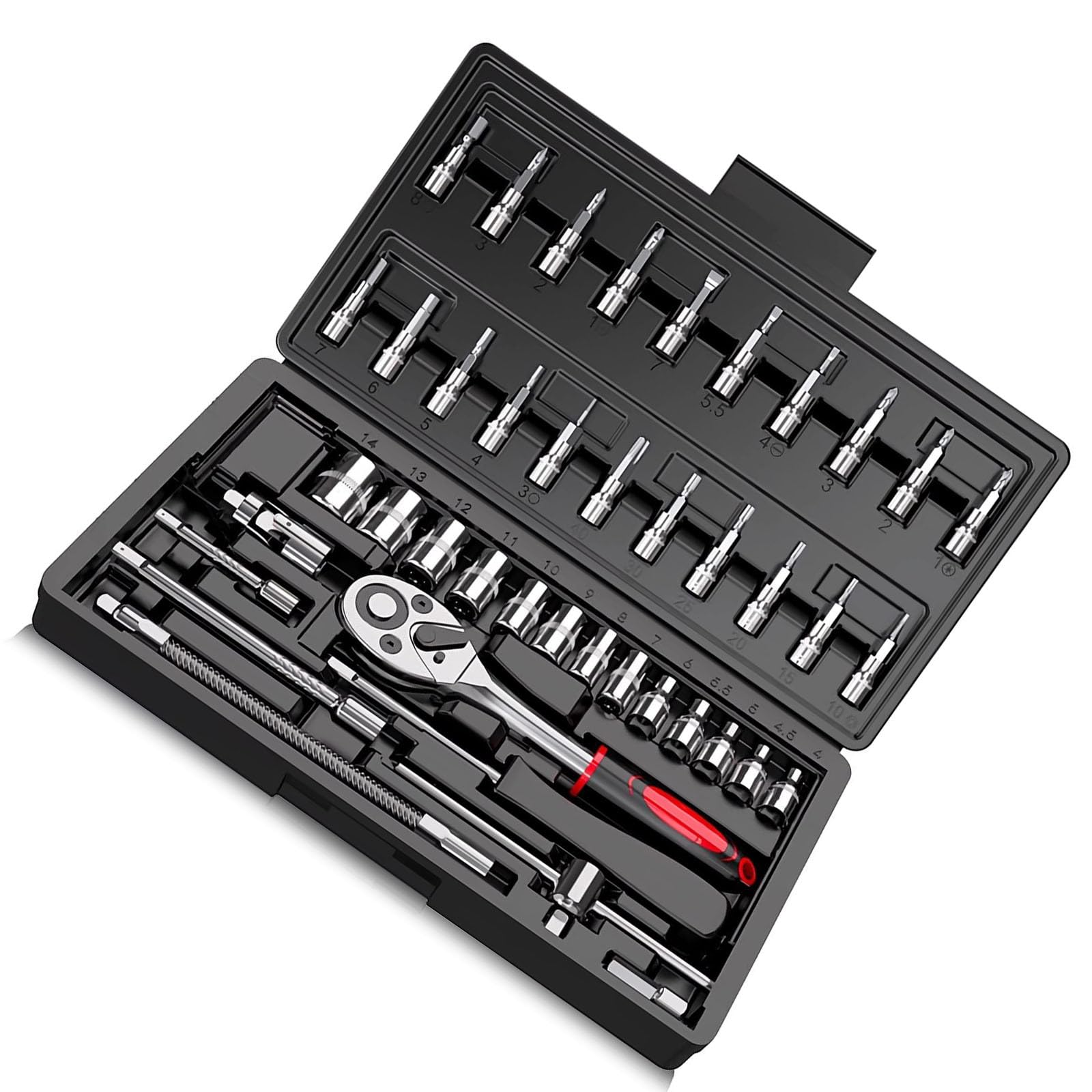 Amazon.co.jp: ラチェットレンチ ソケットレンチセット ラチェット