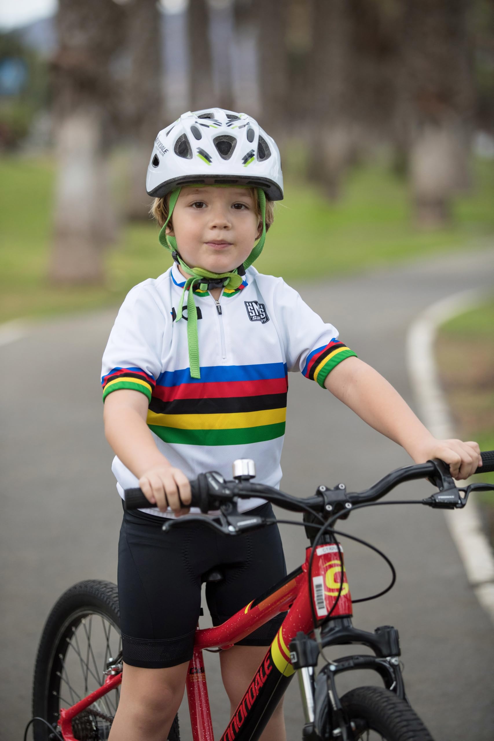 Amazon.co.jp: [Santini] 子供用サイクルジャージ UCI Official World