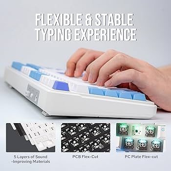 Amazon | EPOMAKER x AULA F99 ワイヤレス メカニカルキーボード