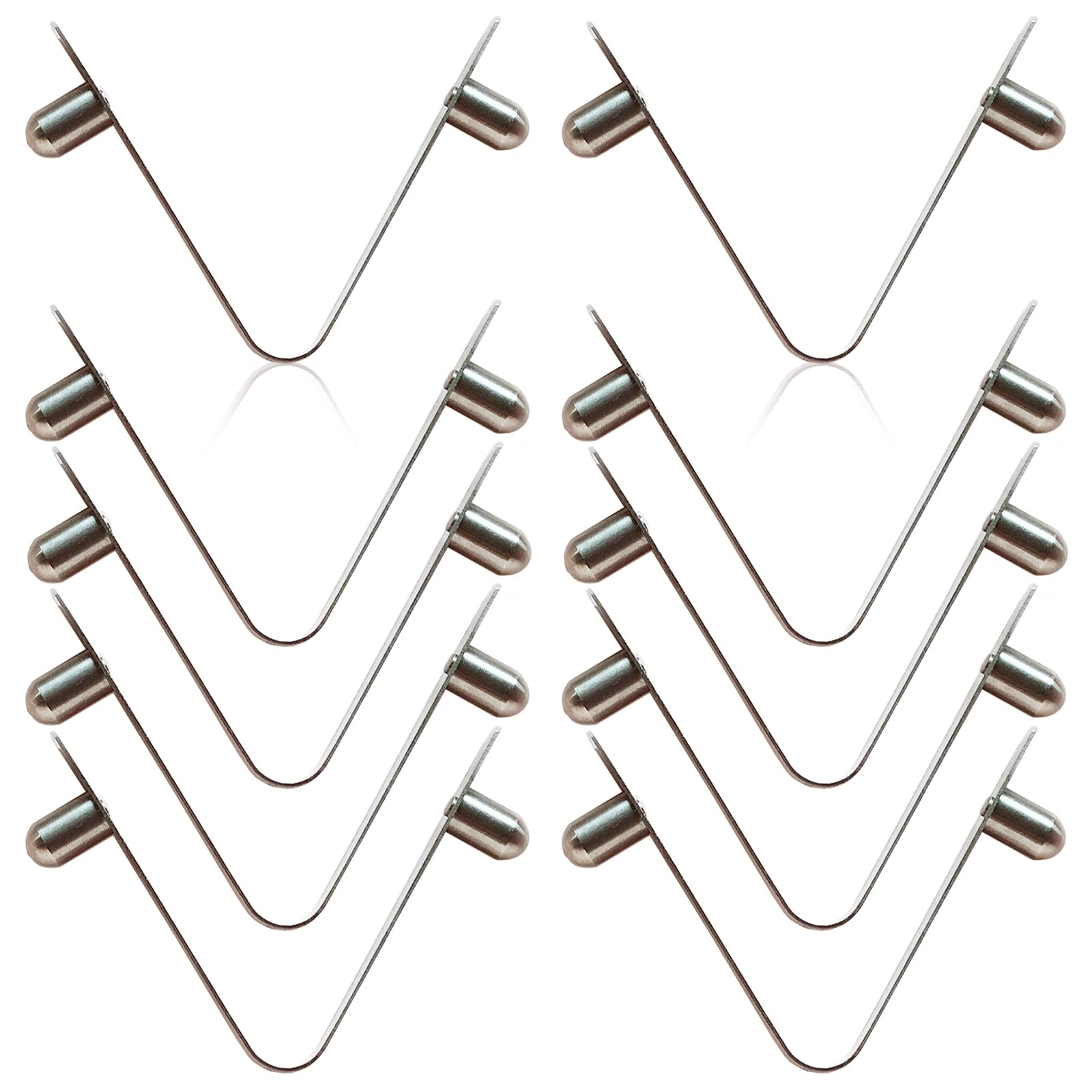 Amazon.com: Anranmm 10 PCS Stainless Steel V-Clips Butterfly V