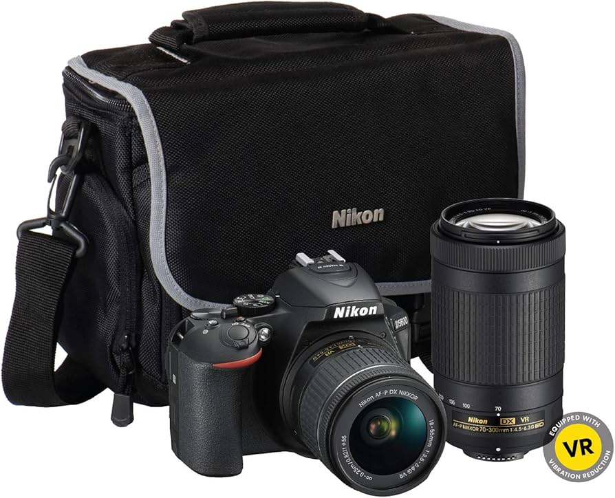 Amazon Canada: Nikon D5600 2 Lens kit (D5600 Body + AF-P 18-55mm