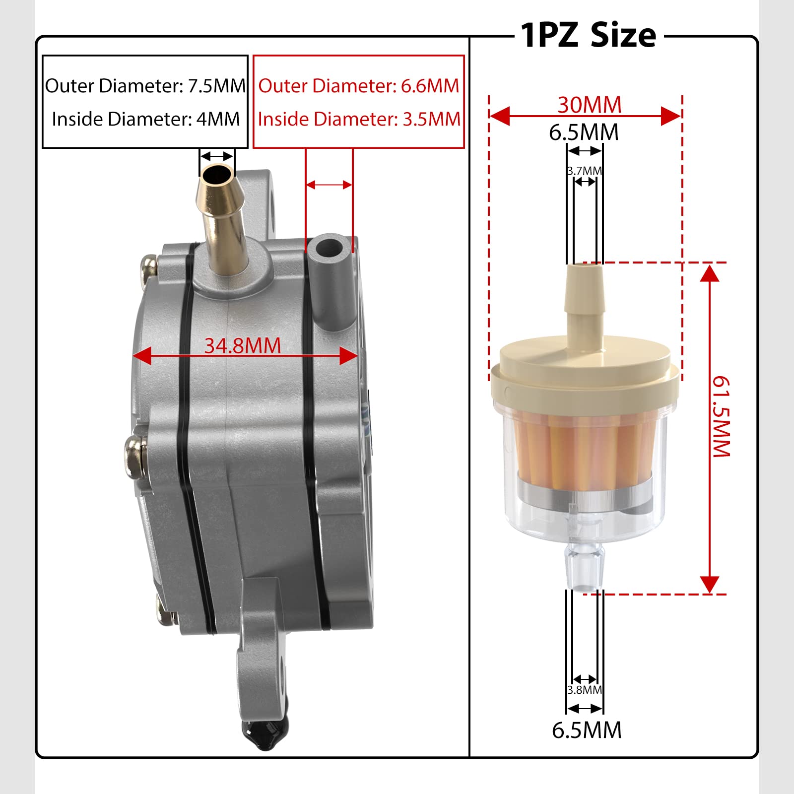 Amazon | 1PZ JP3-PU0 3点セット フューエルポンプ 燃料ポンプ ホンダ