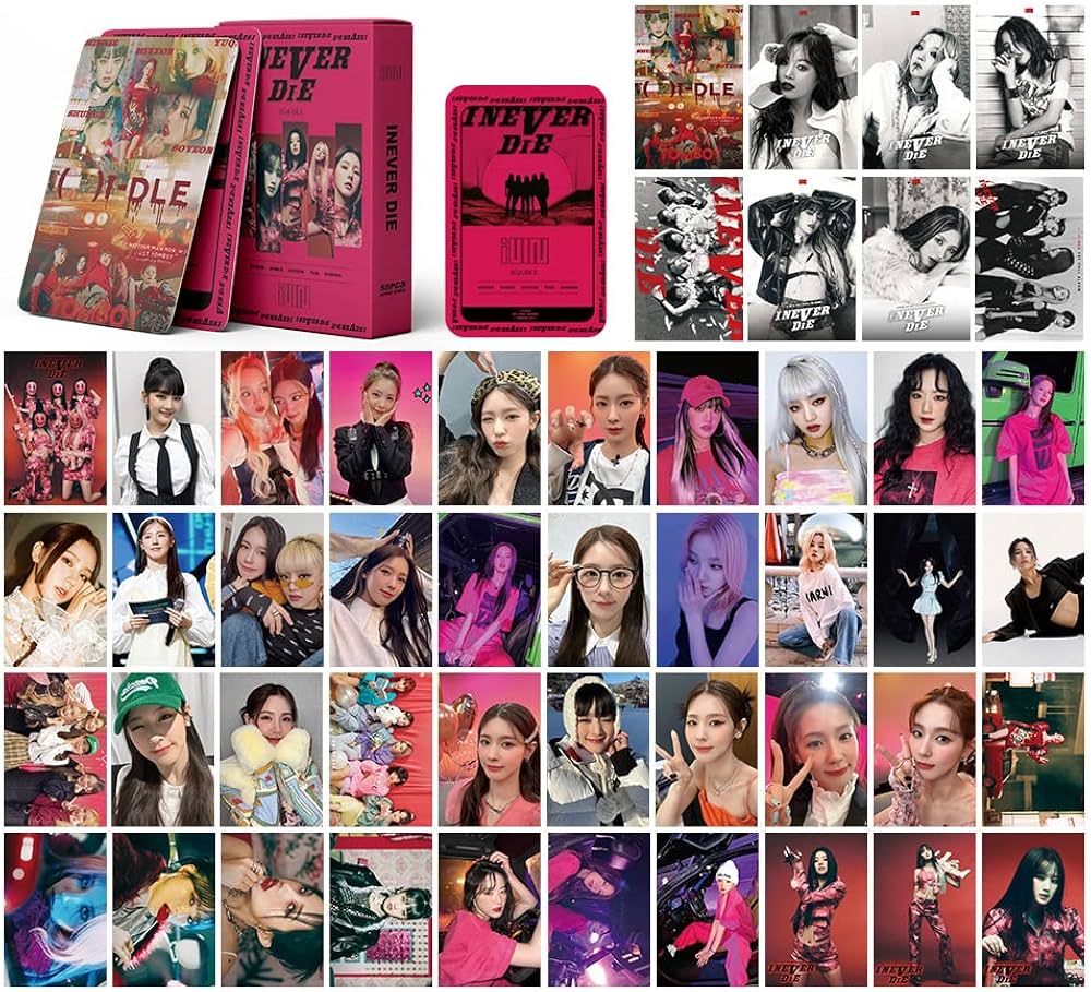 Amazon.co.jp: (G)I-DLE LOMOカード 【I NEVER DIE】54枚セット『2022