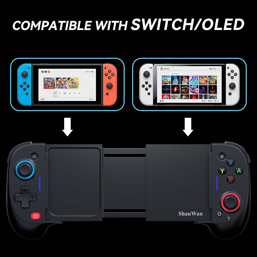 Amazon.com: ShanWan Switch Controllers - One-Piece Joypad