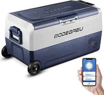 Amazon.co.jp: BODEGAEU 36L車載冷蔵庫 -20℃~20℃ 急速冷凍 ポータブル