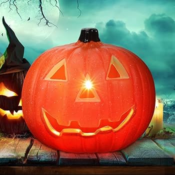 Amazon.com: TOVINANNA Light up Jack O Lantern Halloween Pumpkin