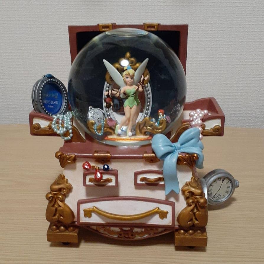 Amazon.co.jp: ティンカーベル オルゴール付き スノードーム 箱なし