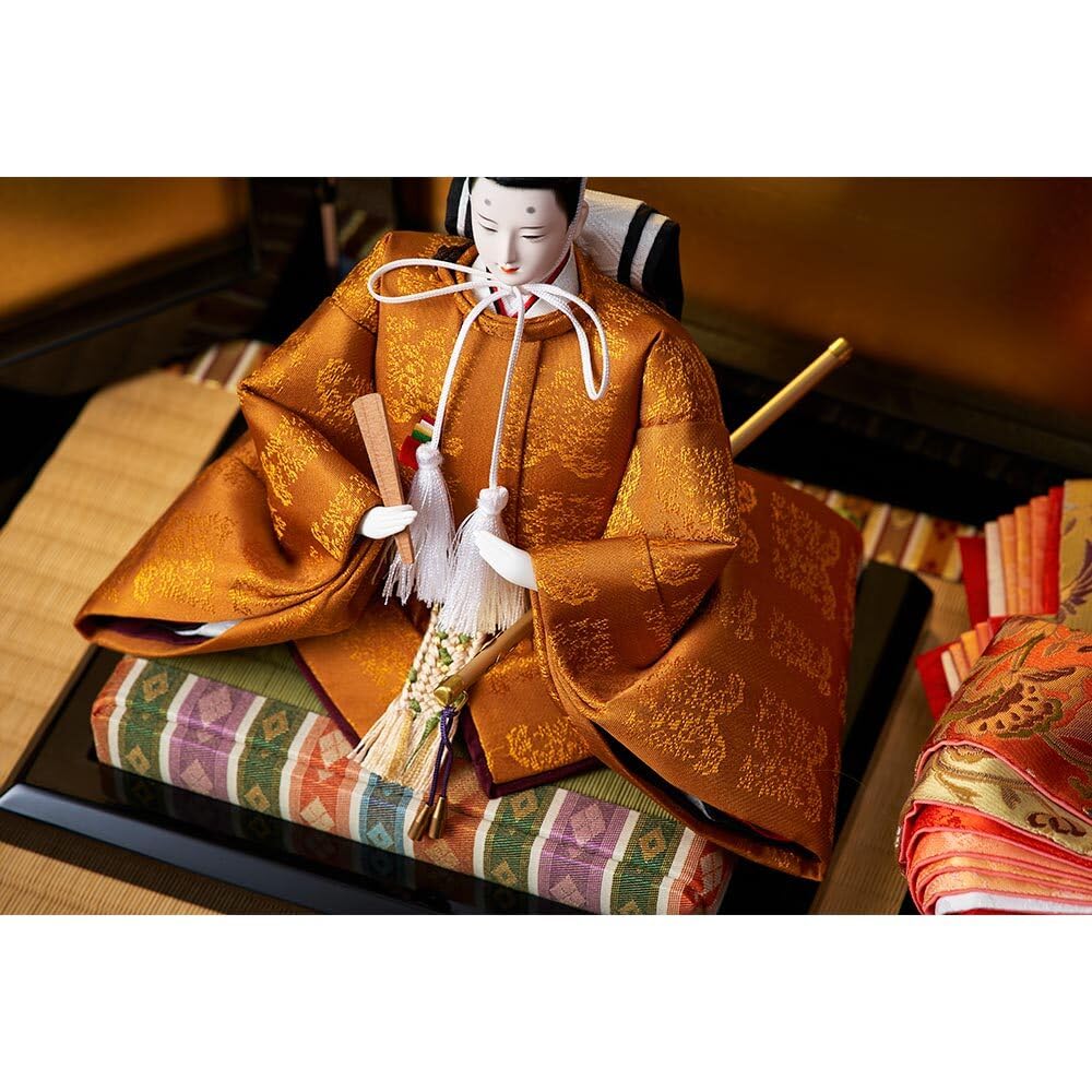 Amazon.co.jp: 久月official 雛人形 光園作 親王飾り 4HR-K56-Z : おもちゃ