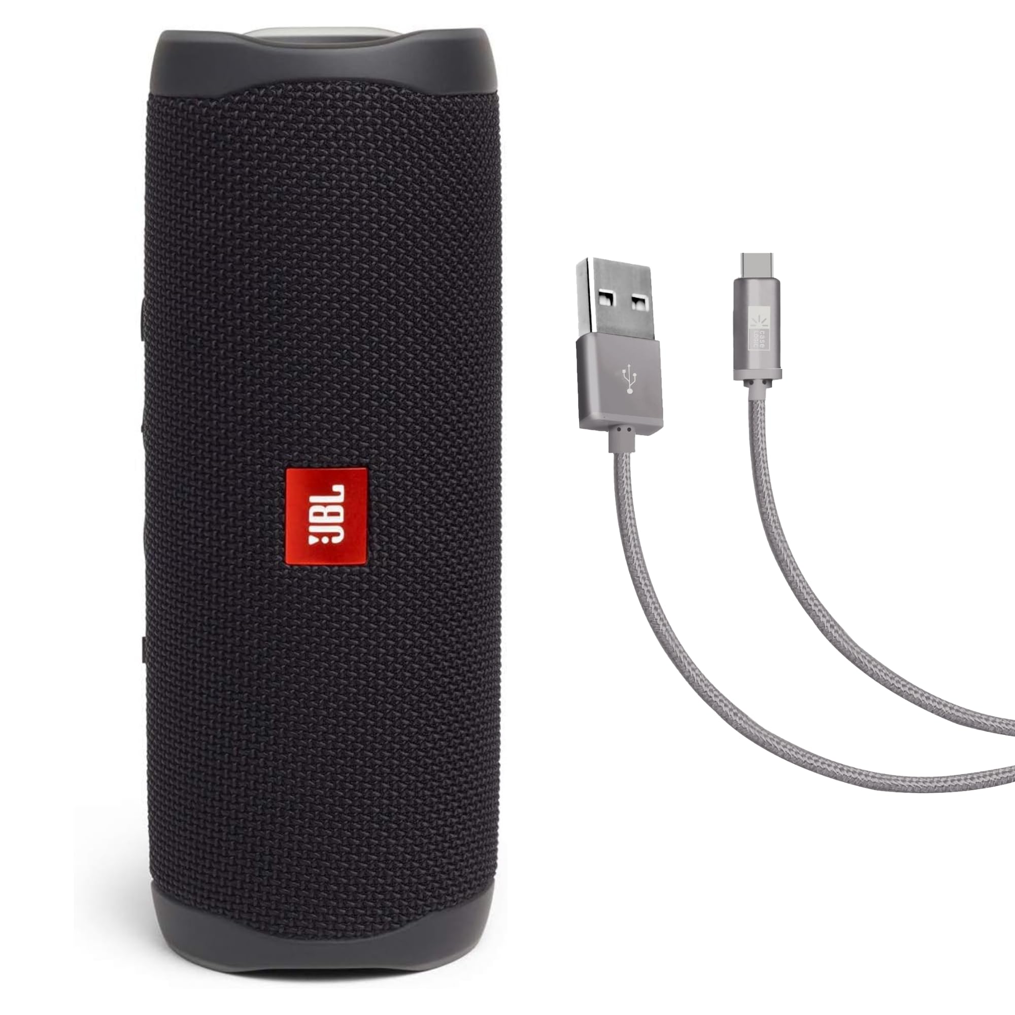 Amazon.co.jp: JBL Flip 5(ブラック) + ケースロジック編組USB Type-C