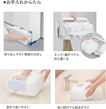 Amazon.co.jp: パナソニック 加湿機 気化式 ナノイー搭載 ~64畳