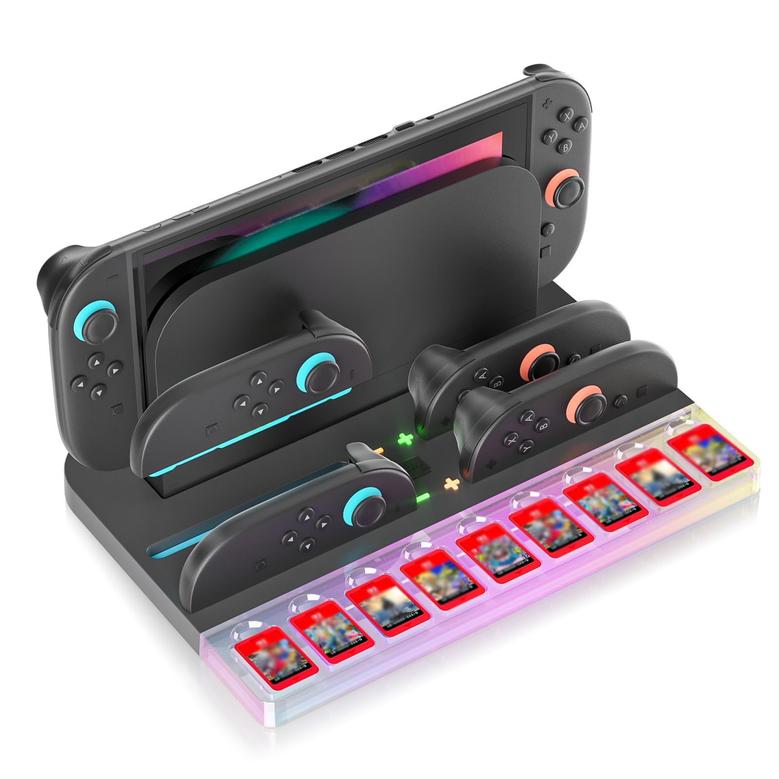 Amazon.co.jp: Nintendo Switch 2(2025)用充電器充電ドック、RGBライト