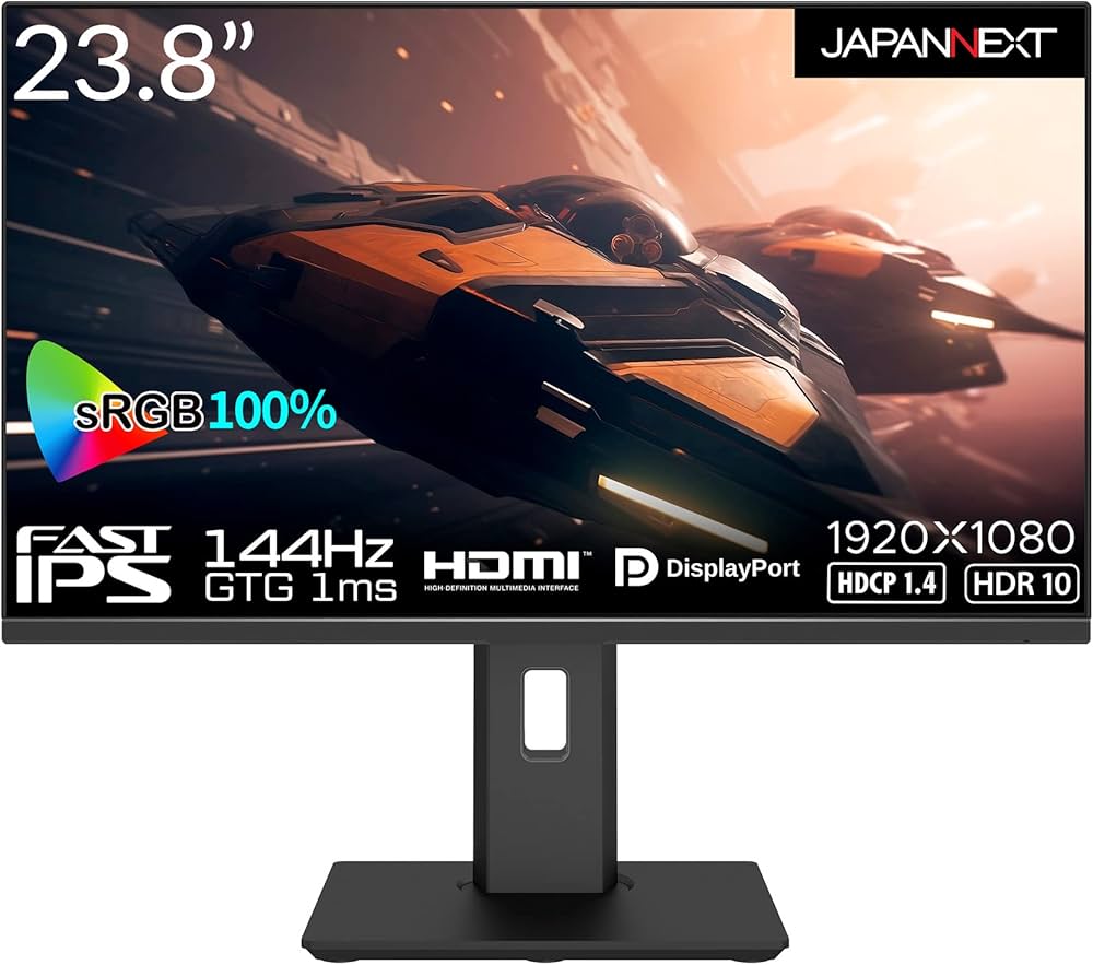 Amazon.co.jp: JAPANNEXT 23.8インチ ゲーミングモニター 144Hz 1ms