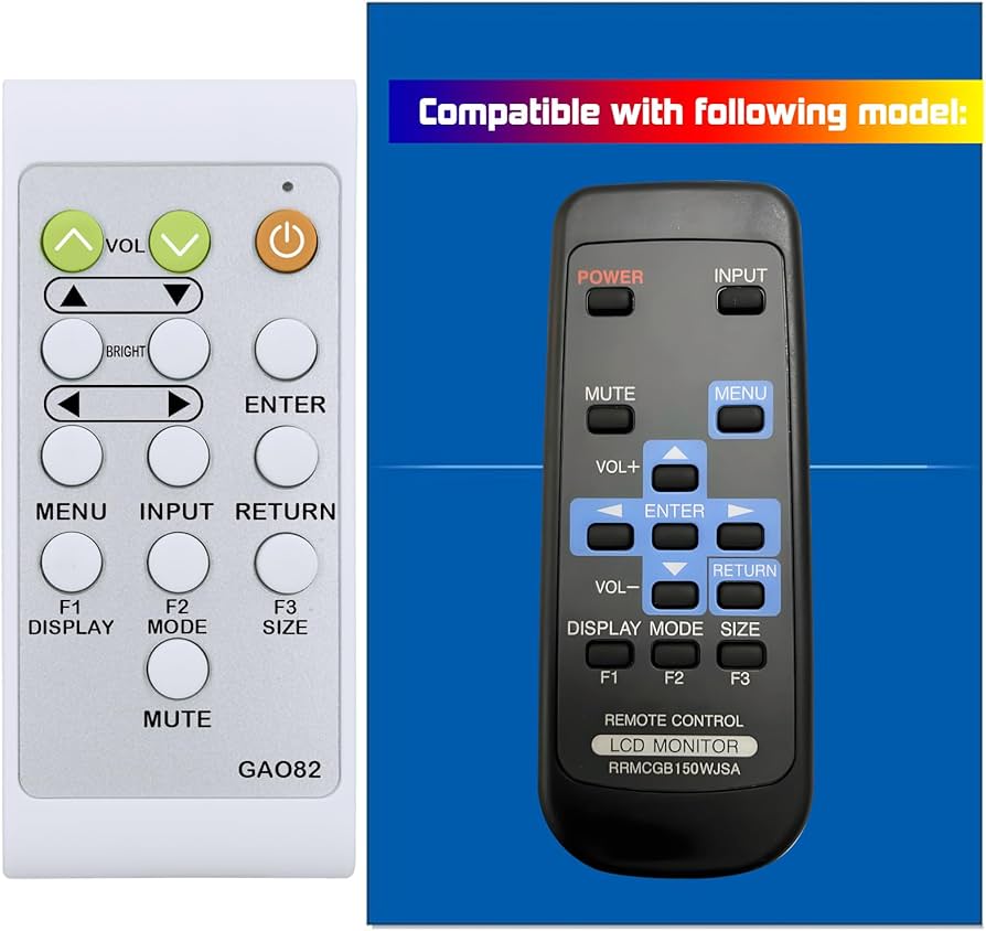 Amazon | シャープディスプレイLCDモニター用交換用リモコン
