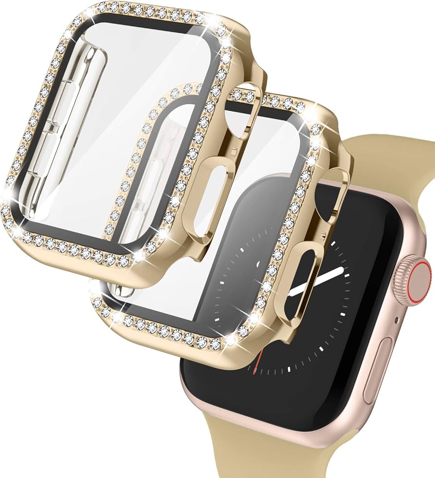 Amazon.co.jp: Apple Watchケース 強化ガラススクリーンプロテクター