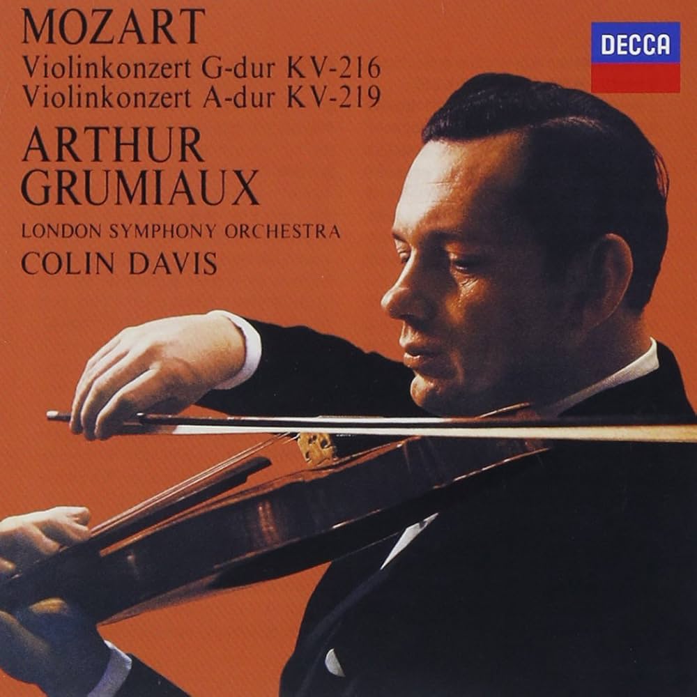 廃盤希少 ・Grumiaux ／ モーツァルト：ヴァイオリン協奏曲第3番・第5