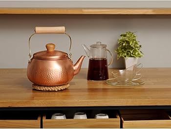 Amazon.co.jp: 和平フレイズ 燕三条製 純銅 やかん ケトル 2.4L ガス火