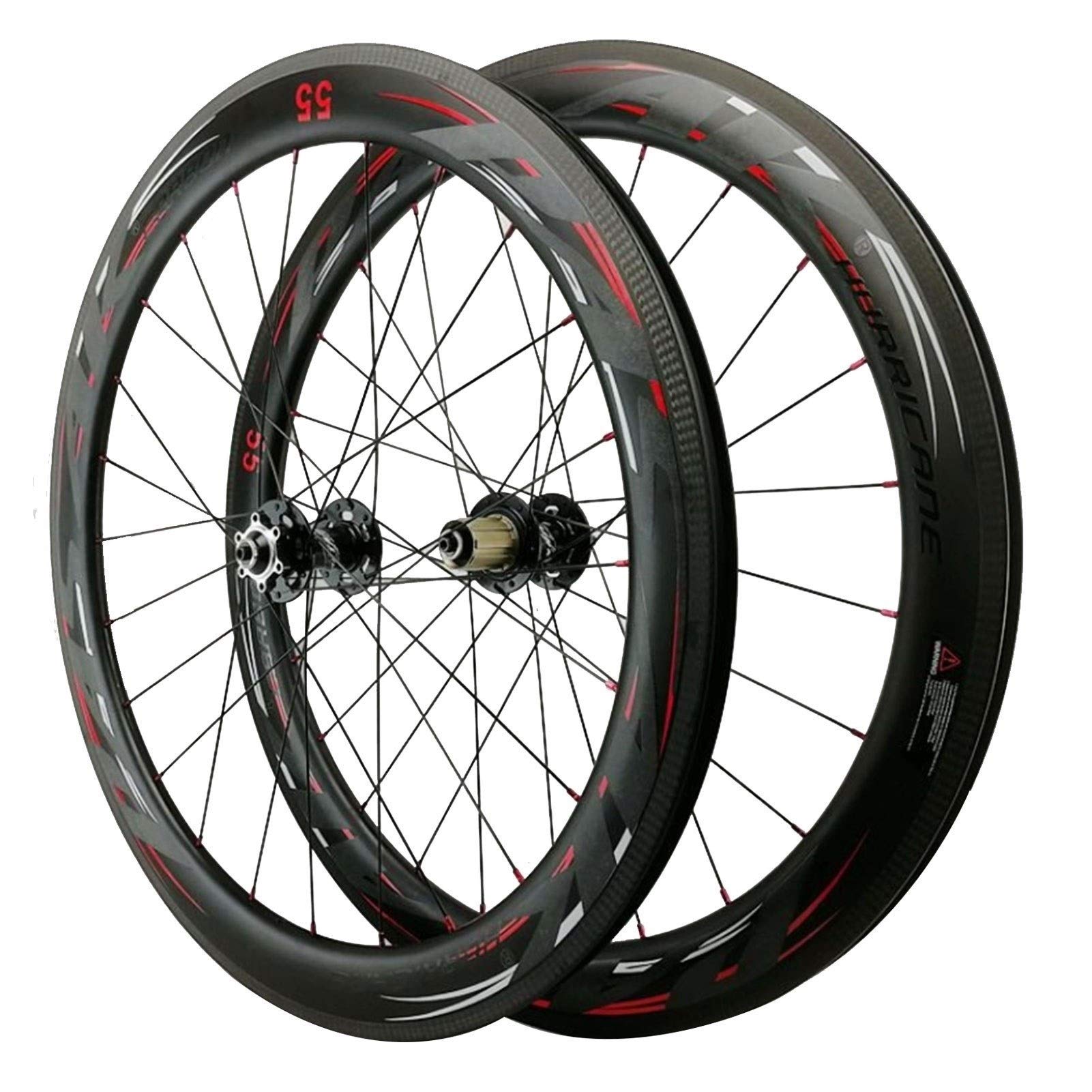 Amazon.co.jp: 自転車ホイールセット、カーボンファイバーロードバイク