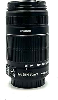 Amazon.com : Canon EF-S 55-250mm f/4.0-5.6 is II Telephoto Zoom
