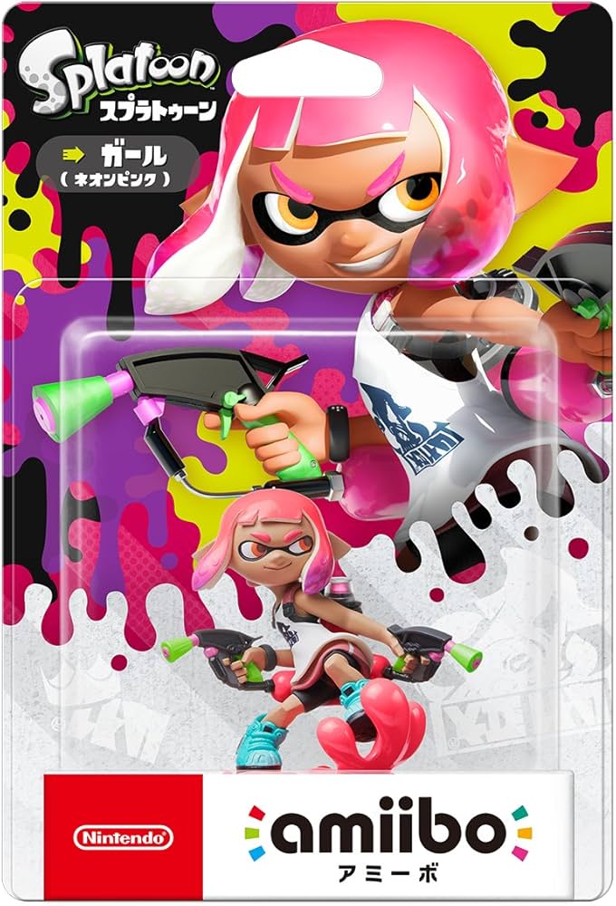 Amazon.co.jp: amiibo ガール【ネオンピンク】 (スプラトゥーン
