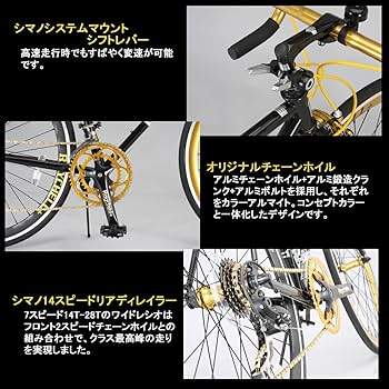 Amazon | Raychell+(レイチェルプラス) ロードバイク 700C R+713