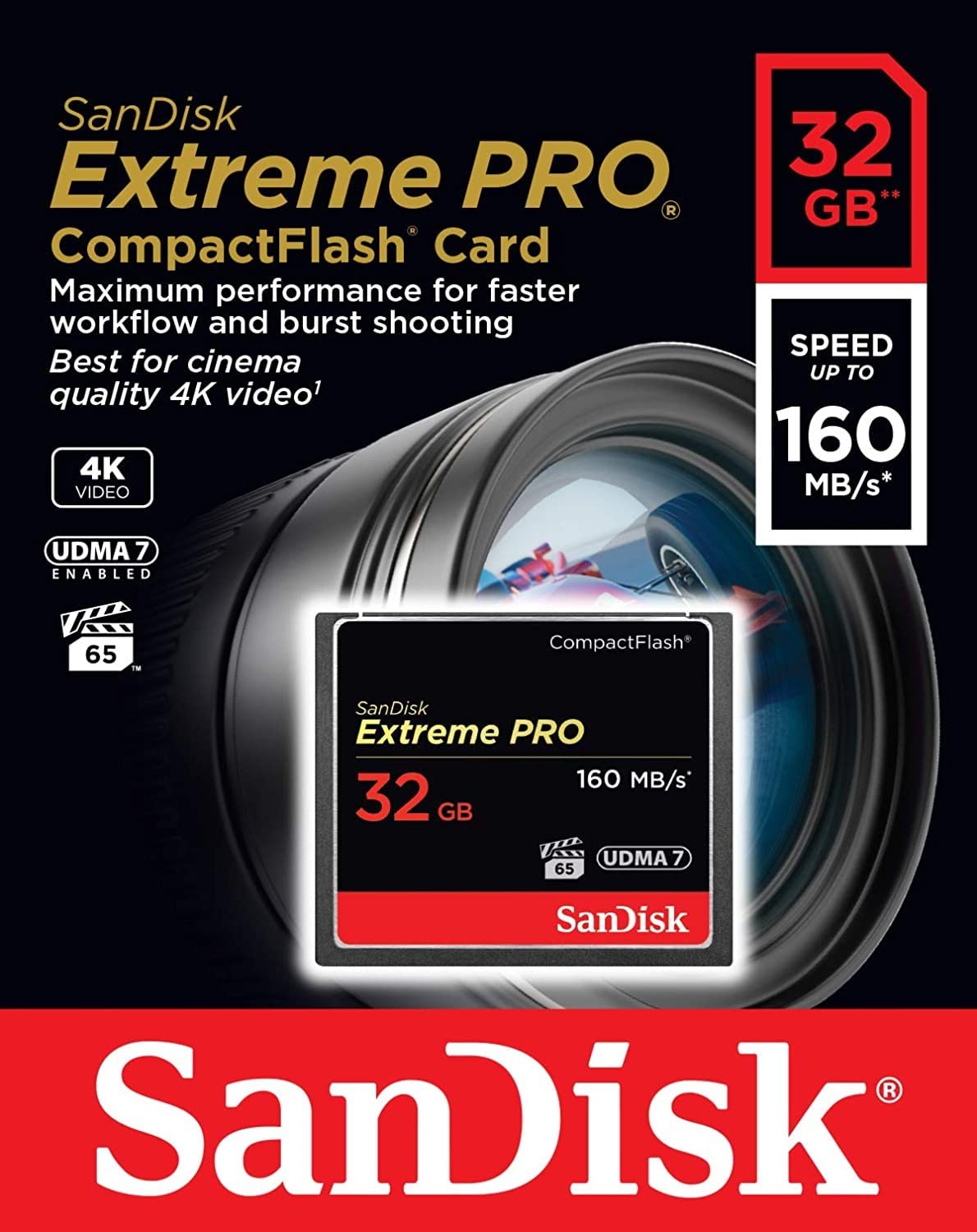 Amazon | SanDisk SDCFXPS-032G-X46 32GB Extreme Pro 160MB/s