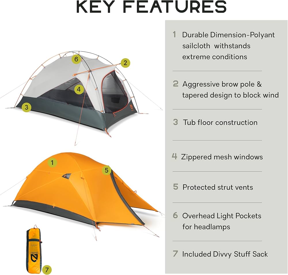 Amazon.co.jp: NEMO Equipment Kunai 3~4シーズン バックパッキング