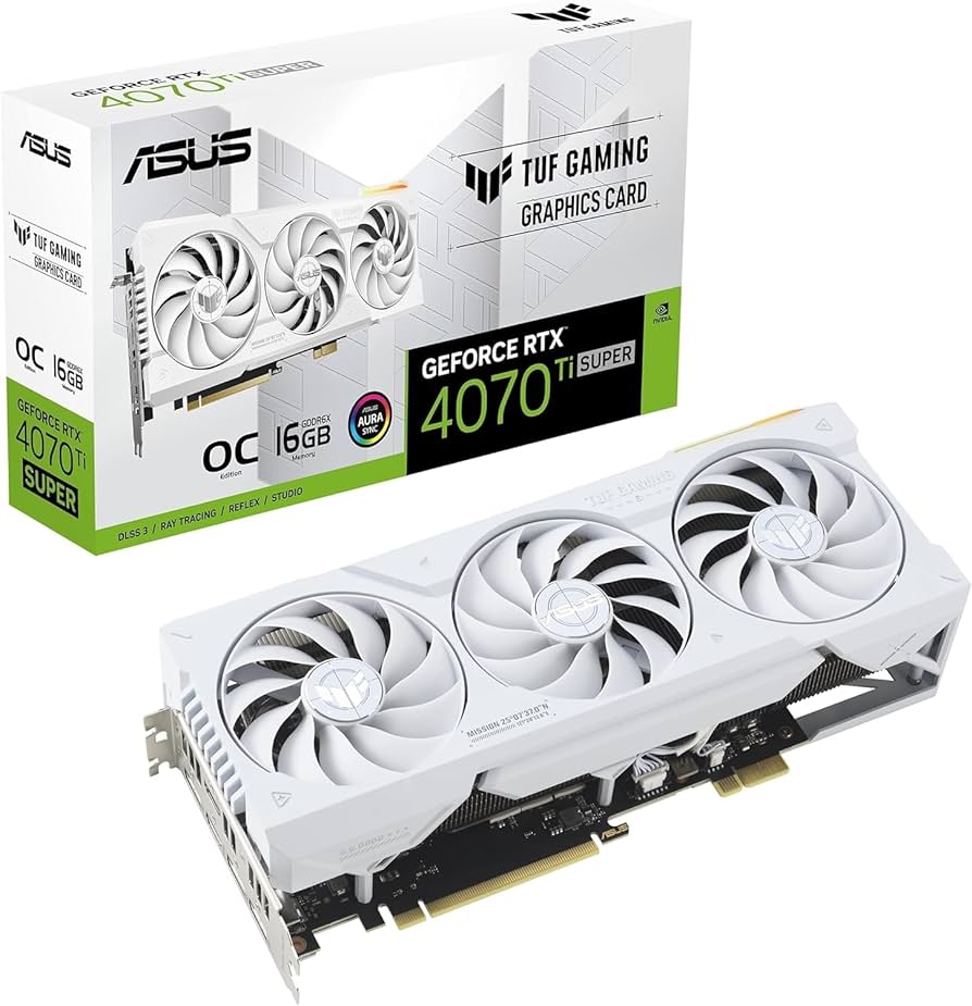 Amazon.com: ASUS TUF Gaming GeForce RTX™ 4070 Ti Super BTF White