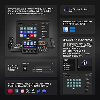 Amazon.co.jp: 【Amazon.co.jp限定】Elgato Stream Deck XL エルガト
