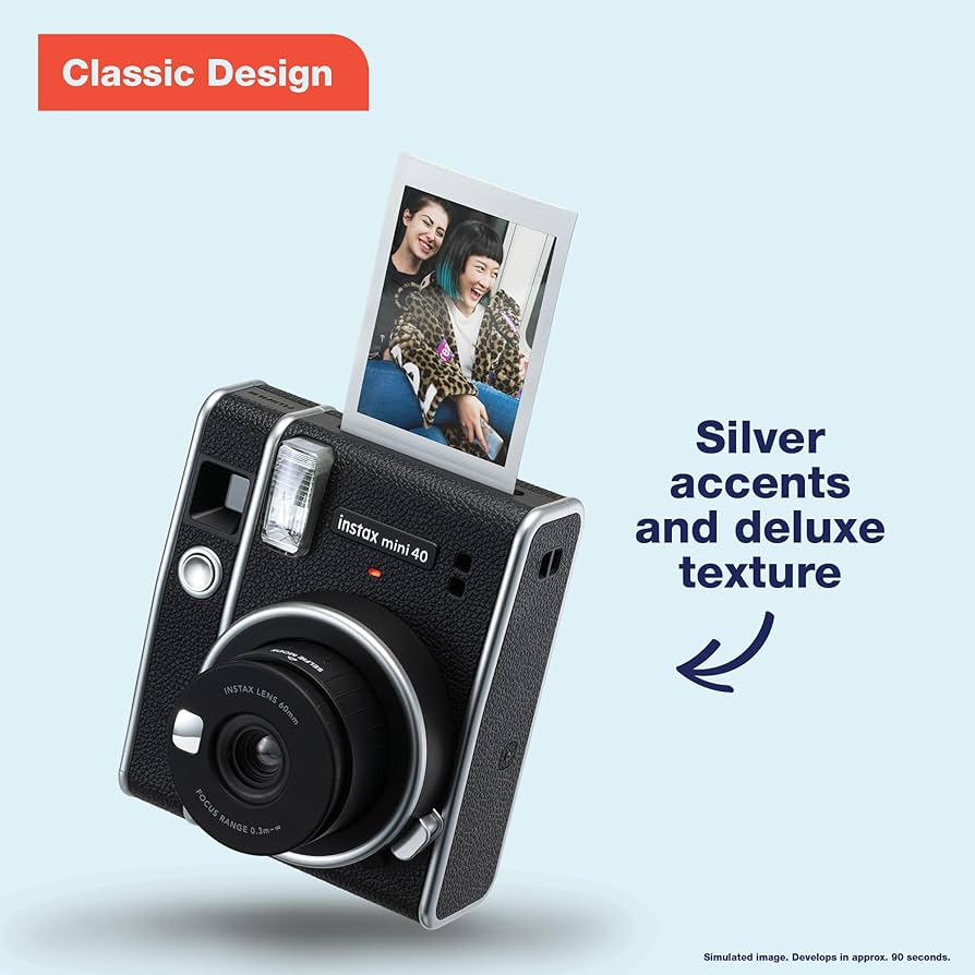 Amazon.com : Fujifilm Instax Mini 40 Instant Camera : Electronics