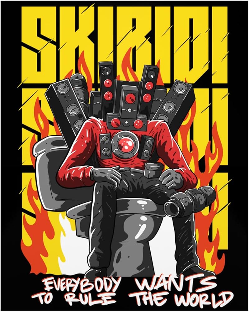 SKIBIDI TOILET™ The Titan to Rule the World Poster Titan