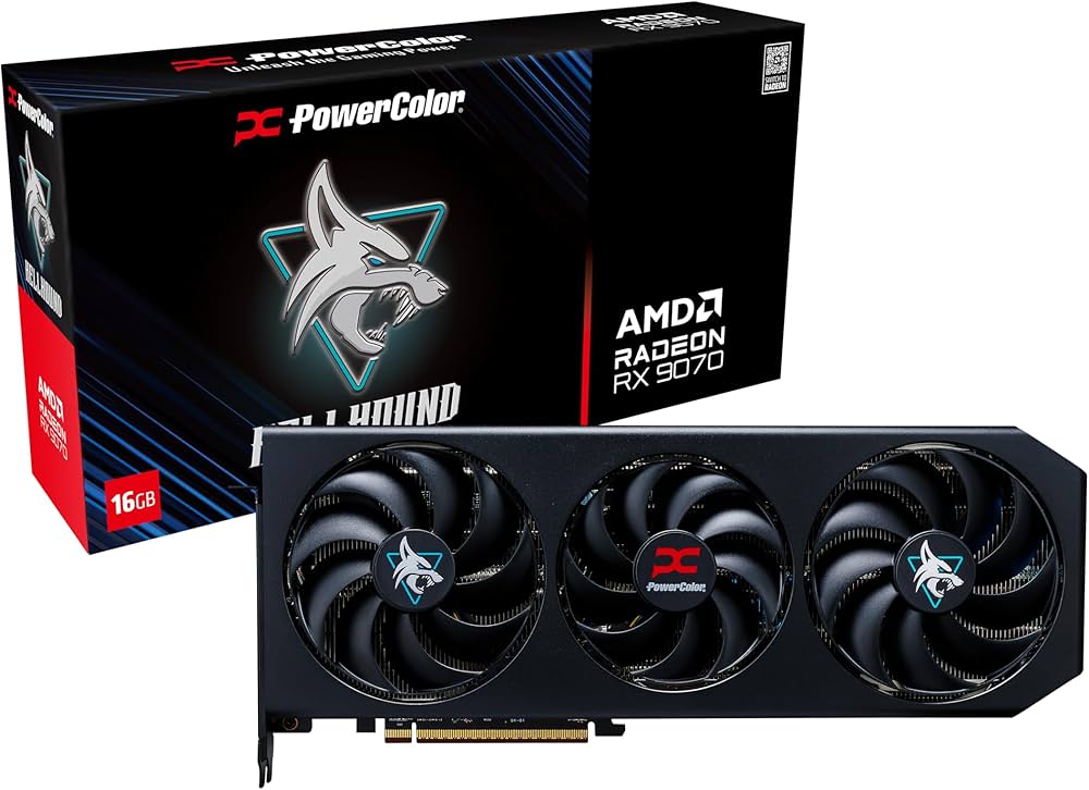 Amazon | Power Color AMD Radeon RX9070 搭載 グラフィックボード