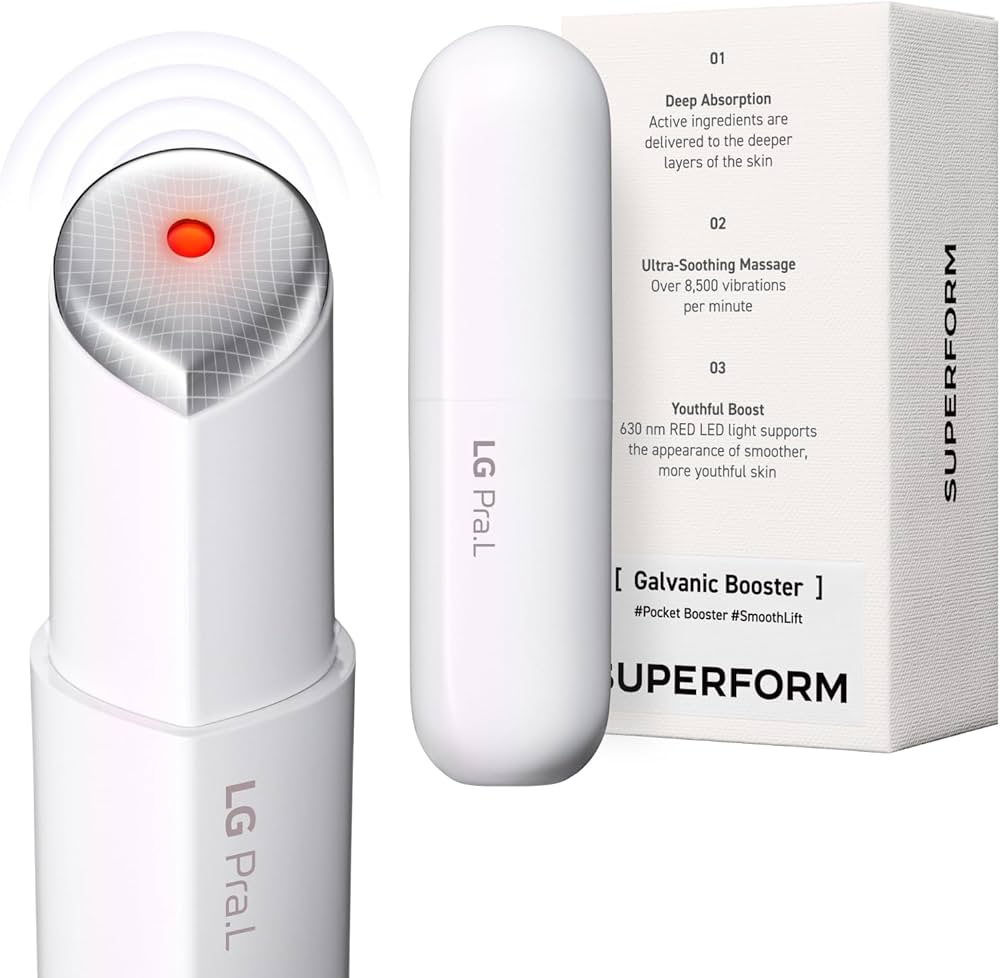 Amazon.com: LG Pra.L Superform Galvanic Booster Mystic White, 1min